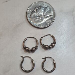 Elegant Small Silver Hoop Earrings